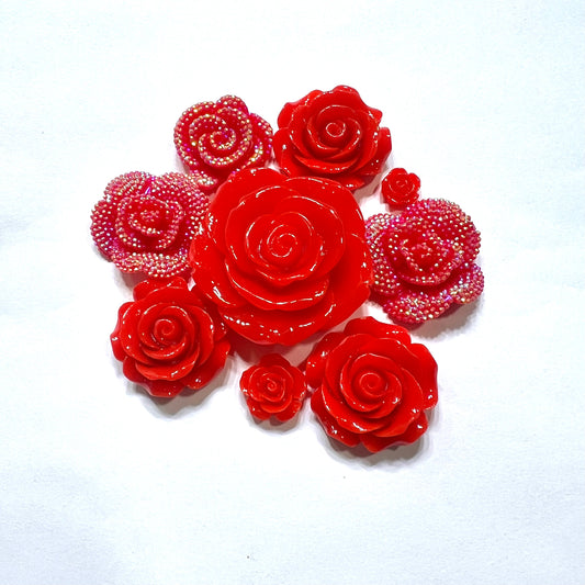 Flower 3D Bundle - Red