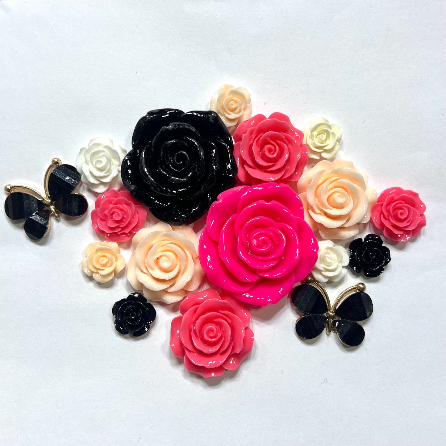 Flower 3D Bundle - Pink & Black