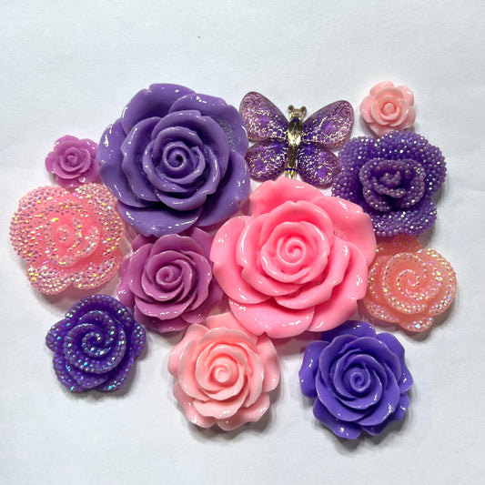 Flower 3D Bundle - Pink Purple