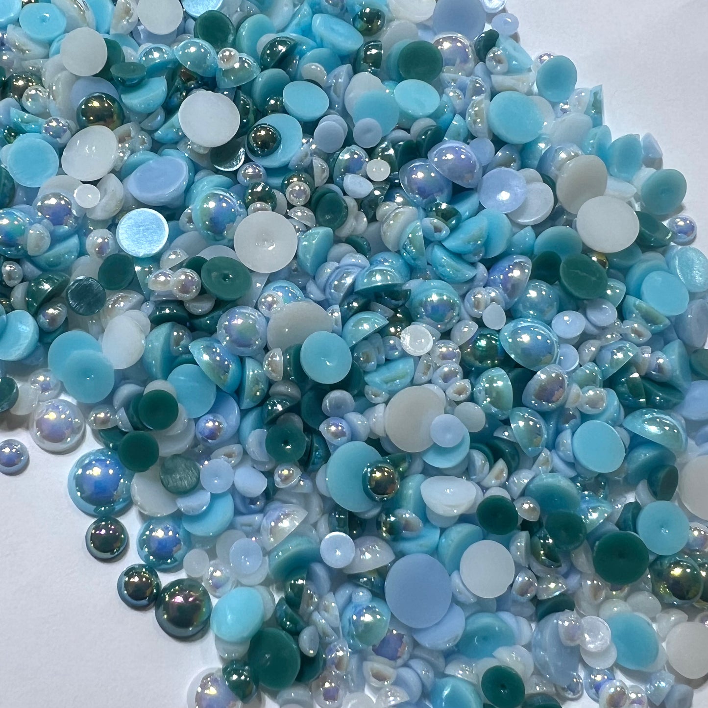 Pearl Mix - Turquoise White Blue