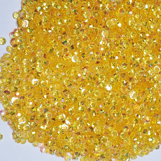 Honey Ab Rhinestones Jellies 2mm - 5mm You pick Size