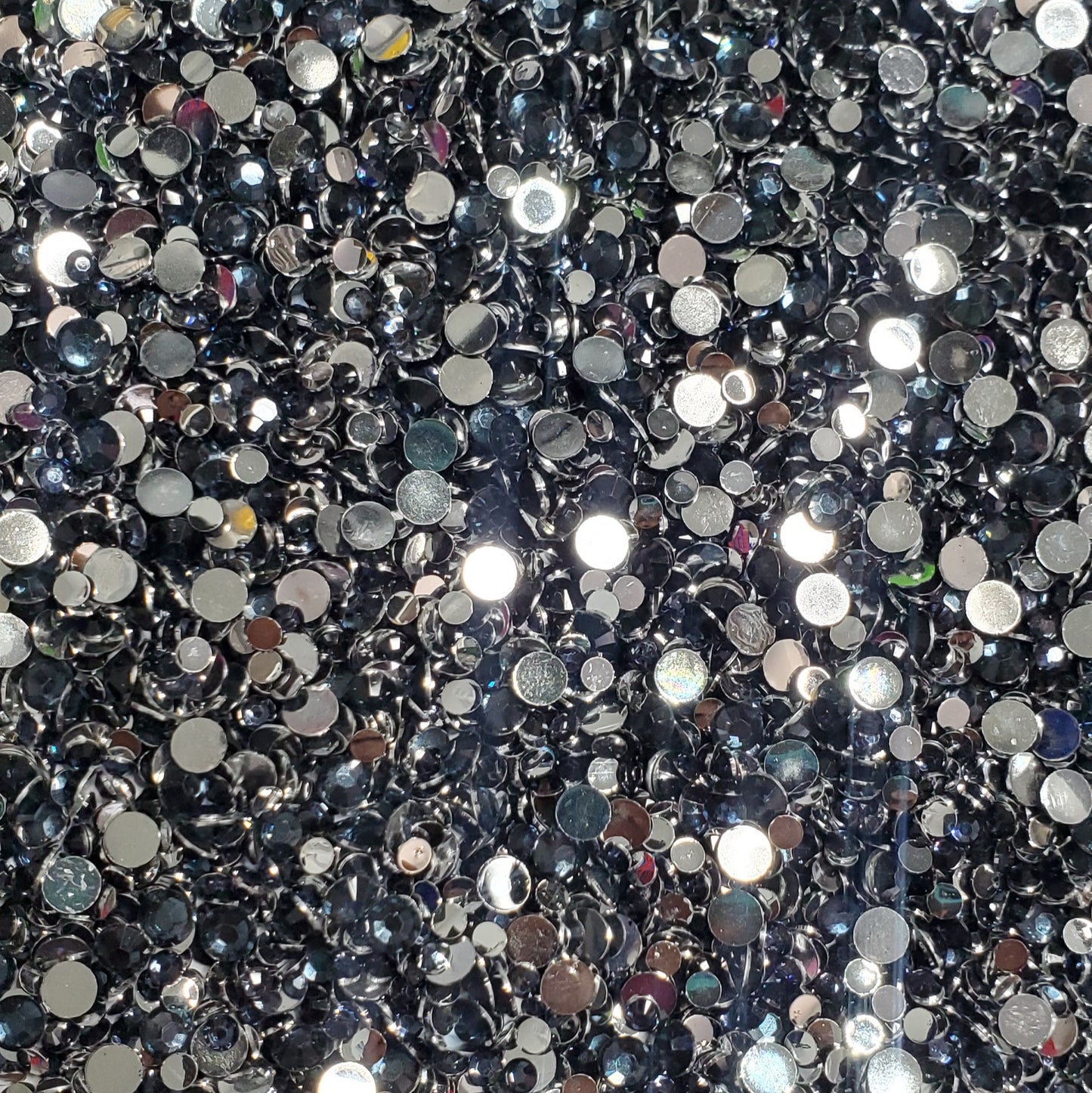 Navy Blue  Rhinestones 2mm - 6mm You pick Size